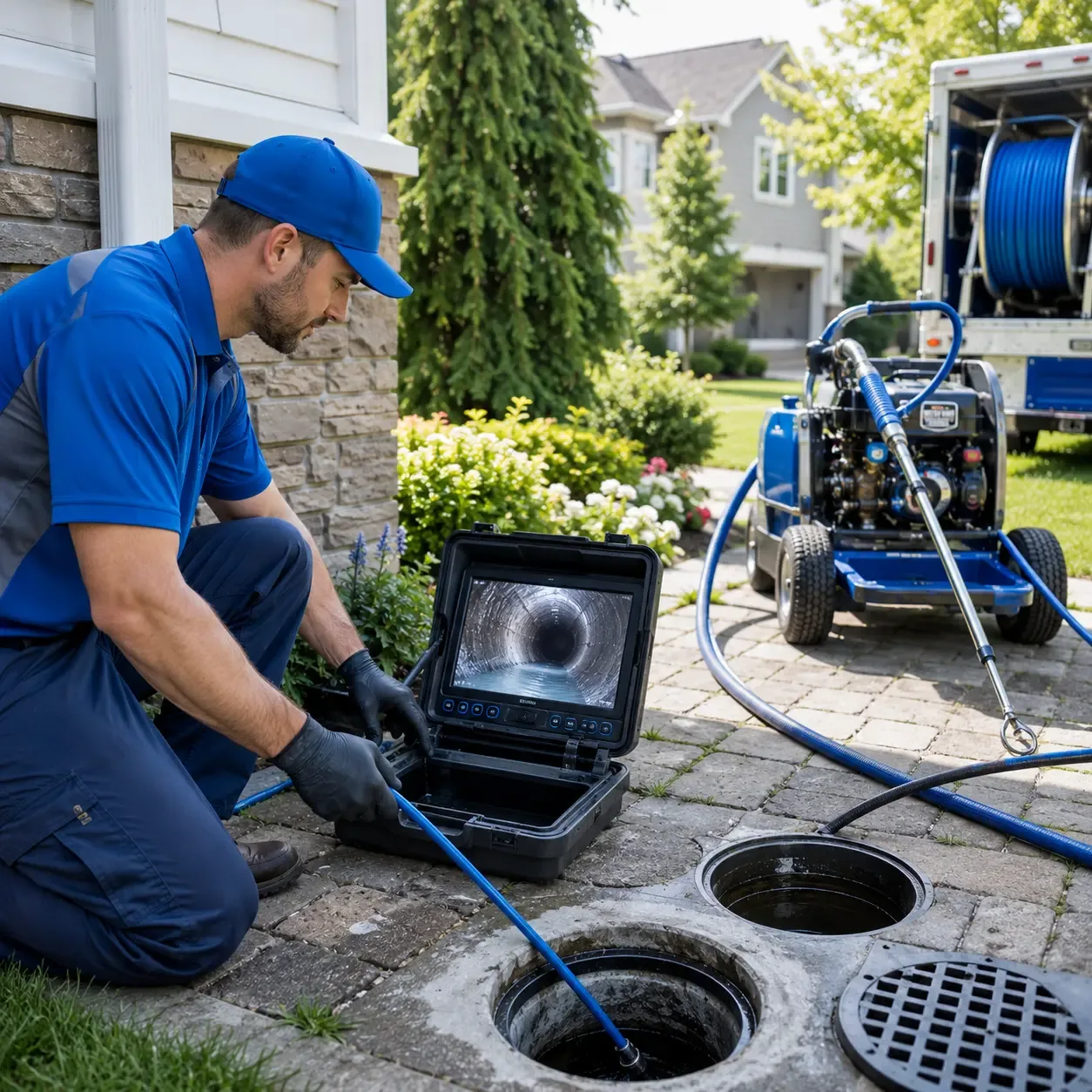 Outdoor drain cleaning professionals serving Selma, IN